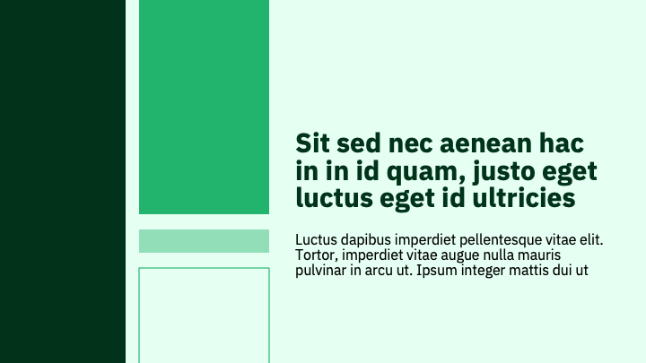 Rigid Square Green Structured slide 2